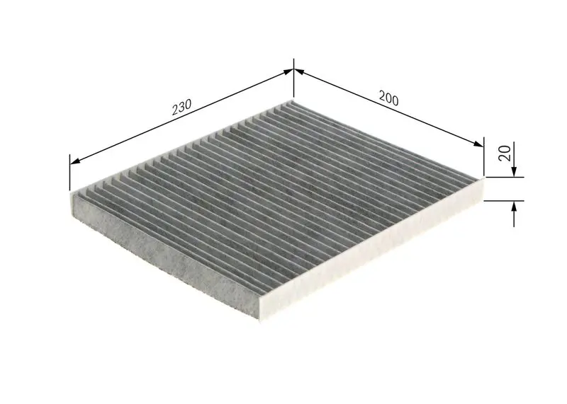 Handler.Part Filter, interior air Bosch 1987435558 5