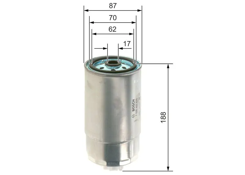 Handler.Part Fuel filter Bosch F026402826 5