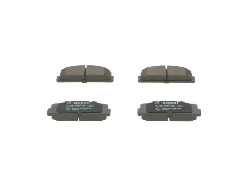 Handler.Part Brake pad set, disc brake Bosch 0986460736 1