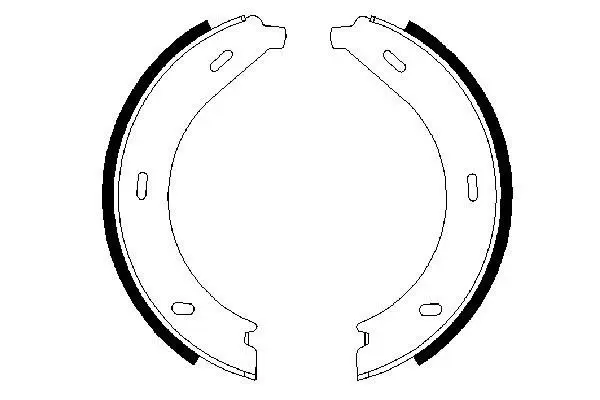 Handler.Part Brake shoe set, parking brake Bosch 0986487605 5