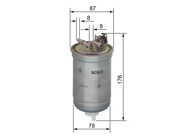 Handler.Part Fuel filter Bosch 0450906267 5