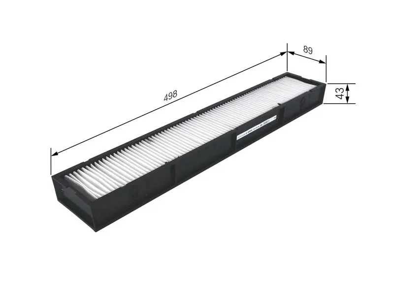 Handler.Part Filter, interior air Bosch 1987435060 5