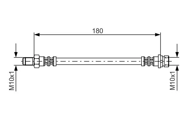 Handler.Part Brake hose Bosch 1987476887 1