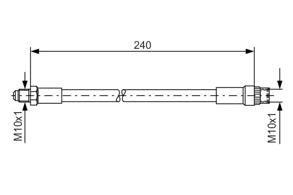 Handler.Part Brake hose Bosch 1987476421 1