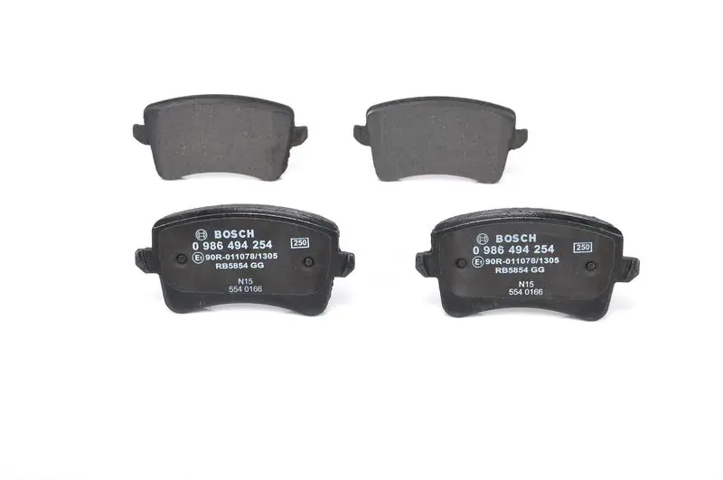 Handler.Part Brake pad set, disc brake Bosch 0986494254 3