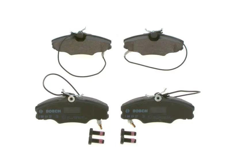 Handler.Part Brake pad set, disc brake Bosch 0986424227 1