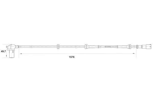 Handler.Part Sensor, wheel speed Bosch 0265006385 5