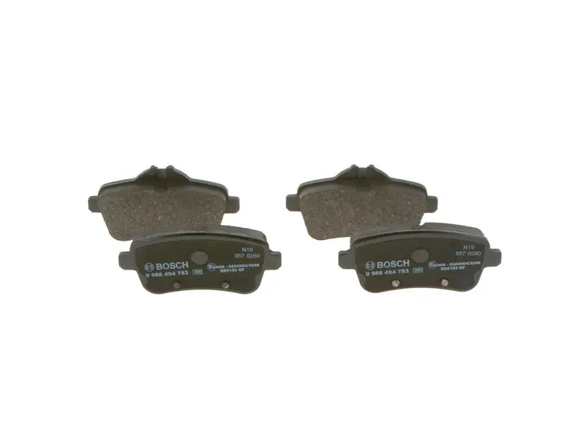 Handler.Part Brake pad set, disc brake Bosch 0986494783 1