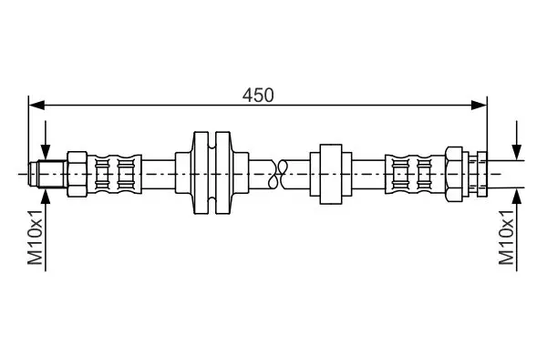 Handler.Part Brake hose Bosch 1987476880 5