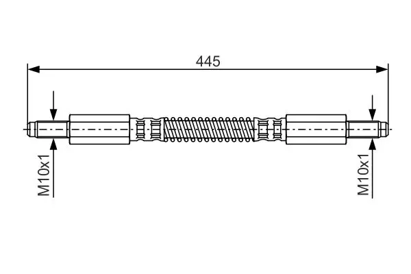 Handler.Part Brake hose Bosch 1987476925 1