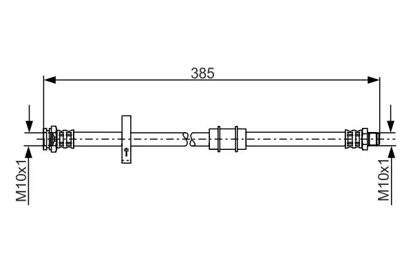 Handler.Part Brake hose Bosch 1987481190 5