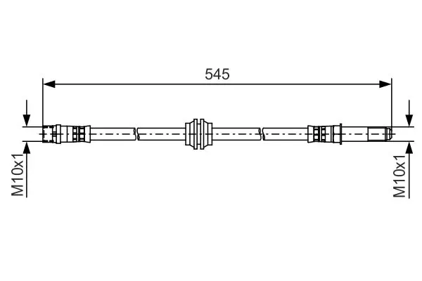 Handler.Part Brake hose Bosch 1987481490 5