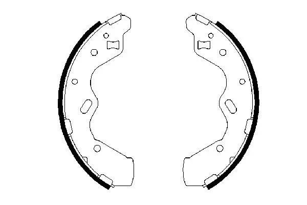 Handler.Part Brake shoe set Bosch 0986487653 1