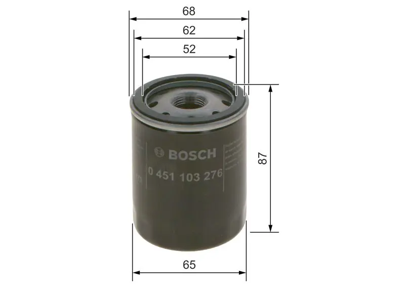 Handler.Part Oil filter Bosch 0451103276 5