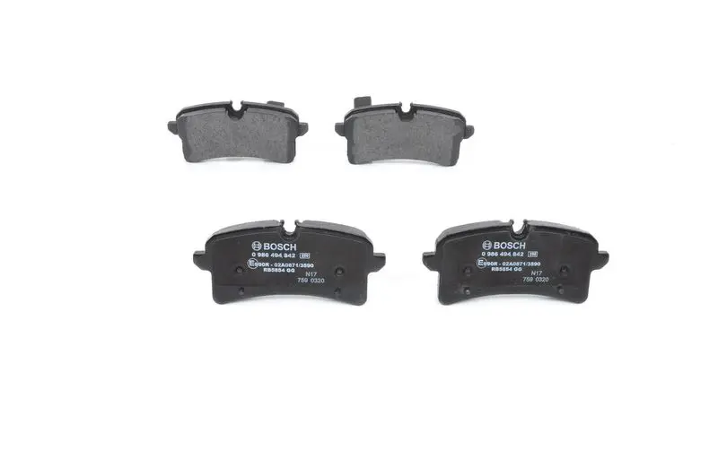 Handler.Part Brake pad set, disc brake Bosch 0986494842 3