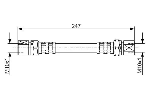 Handler.Part Brake hose Bosch 1987476874 1