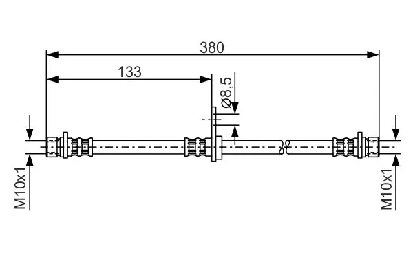 Handler.Part Brake hose Bosch 1987476929 5