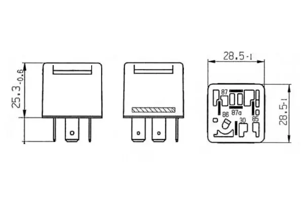 Handler.Part Flasher unit Bosch 0332209156 2