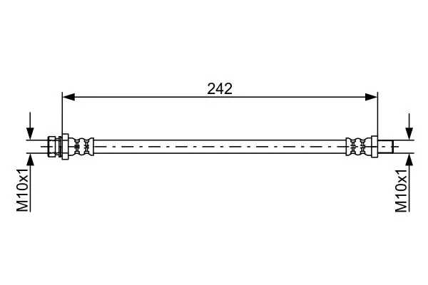 Handler.Part Brake hose Bosch 1987481895 5