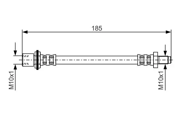 Handler.Part Brake hose Bosch 1987476939 1