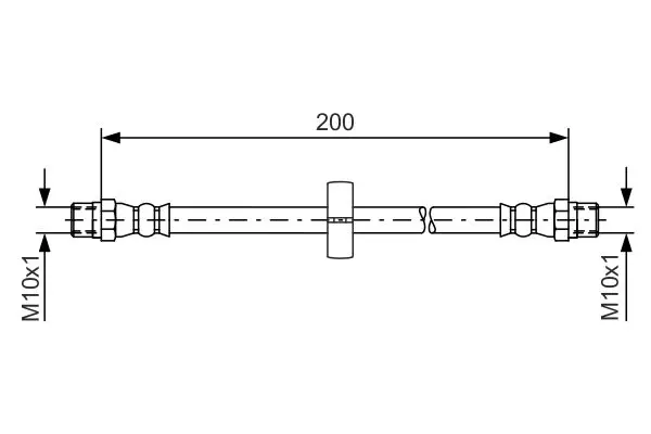 Handler.Part Brake hose Bosch 1987476219 1