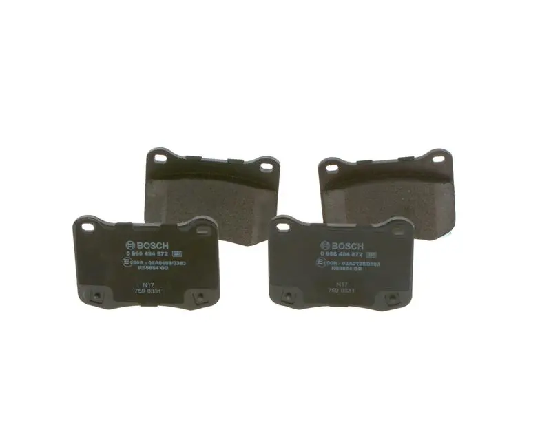 Handler.Part Brake pad set, disc brake Bosch 0986494872 1