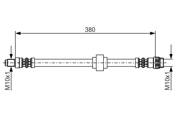 Handler.Part Brake hose Bosch 1987476700 5