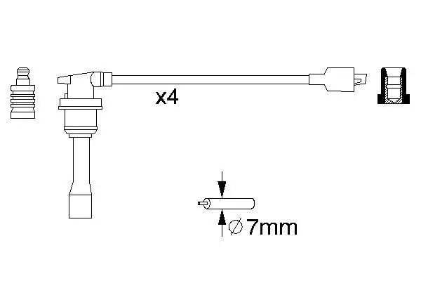 Handler.Part Ignition cable kit Bosch 0986356782 1