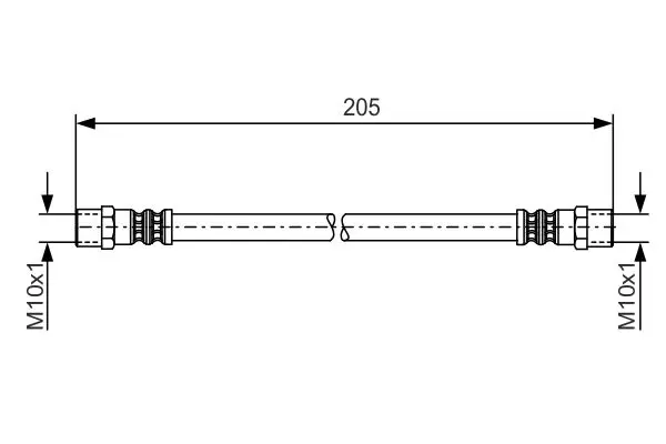 Handler.Part Brake hose Bosch 1987481191 5