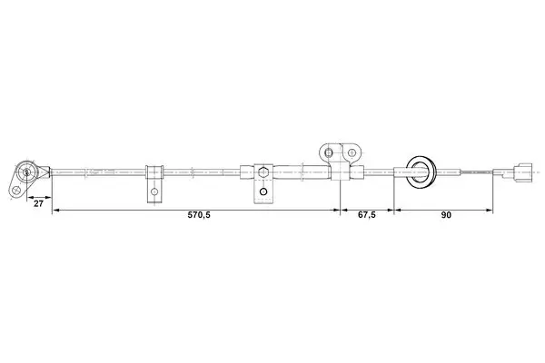 Handler.Part Sensor, wheel speed Bosch 0265006254 5