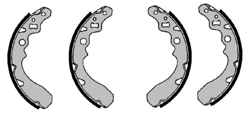 Handler.Part Brake shoe set Bosch 0986487504 3