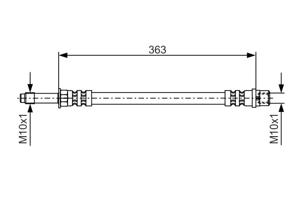 Handler.Part Brake hose Bosch 1987476295 5