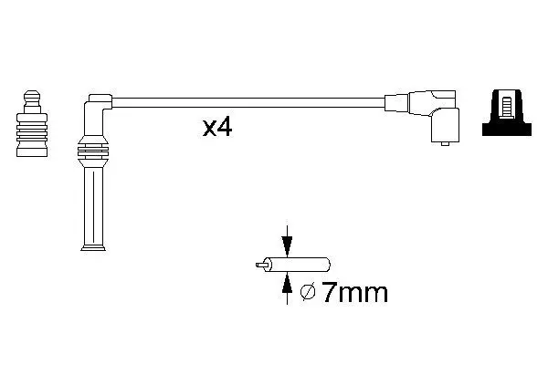 Handler.Part Ignition Cable Kit Bosch 0986356708 1