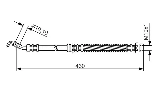 Handler.Part Brake hose Bosch 1987476784 5