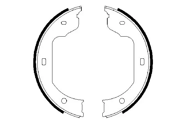 Handler.Part Brake shoe set, parking brake Bosch 0986487625 5