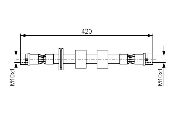 Handler.Part Brake hose Bosch 1987476414 1