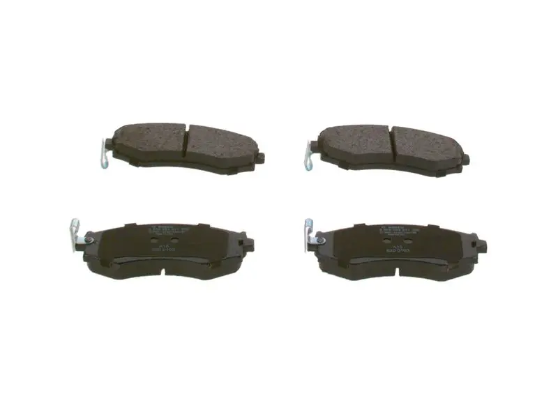 Handler.Part Brake pad set, disc brake Bosch 0986494571 1