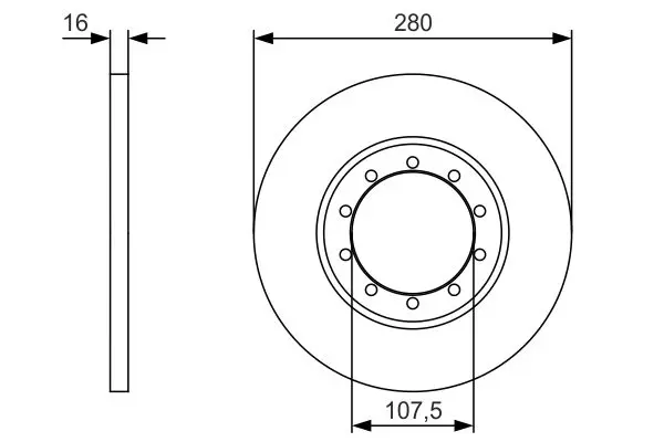 Handler.Part Brake disc Bosch 0986479R92 5