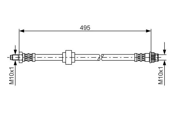 Handler.Part Brake hose Bosch 1987476953 1