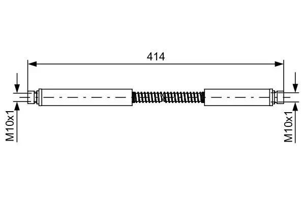 Handler.Part Brake hose Bosch 1987481646 1