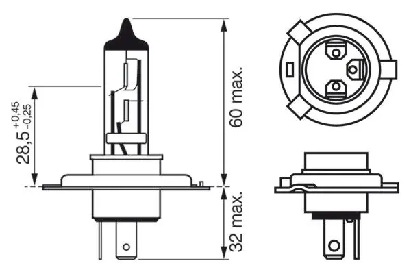 Handler.Part Bulb, spotlight Bosch 1987302041 6