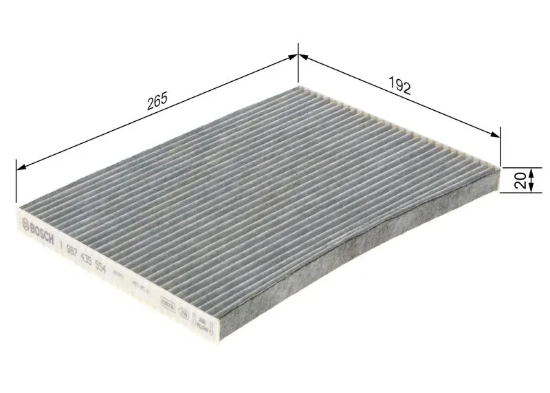 Handler.Part Filter, interior air Bosch 1987435554 7