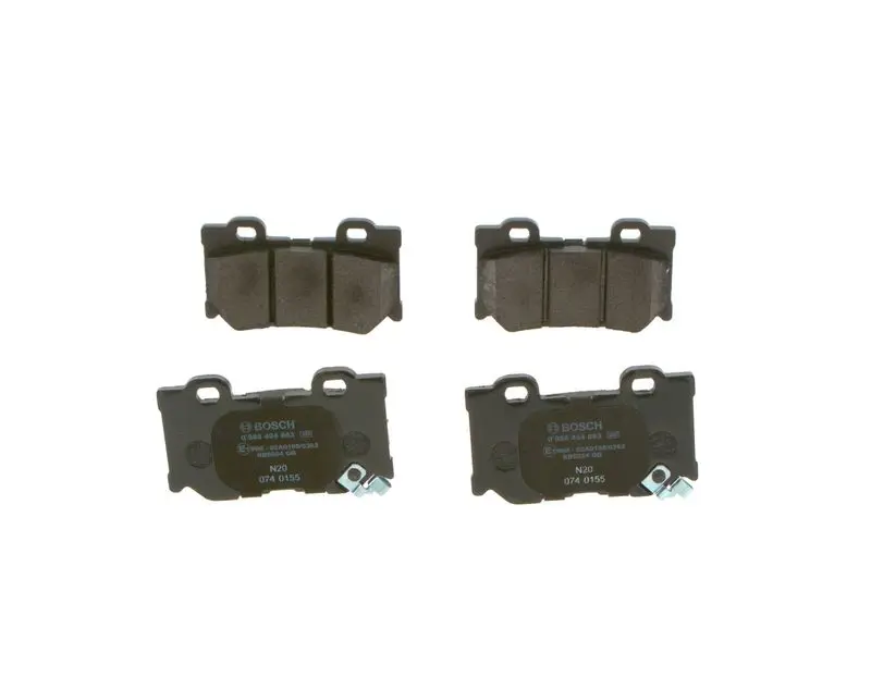 Handler.Part Brake pad set, disc brake Bosch 0986494863 1