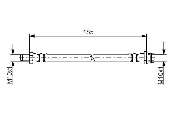 Handler.Part Brake hose Bosch 1987481564 1