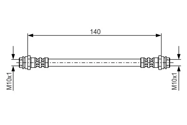 Handler.Part Brake hose Bosch 1987476952 5