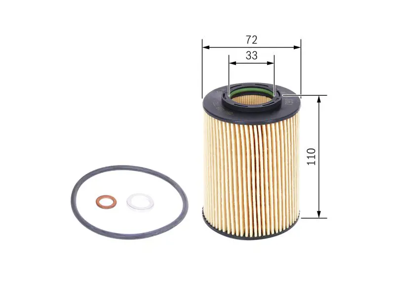 Handler.Part Oil filter Bosch F026407061 5