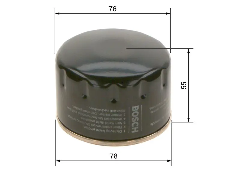 Handler.Part Oil filter Bosch 0451103141 5