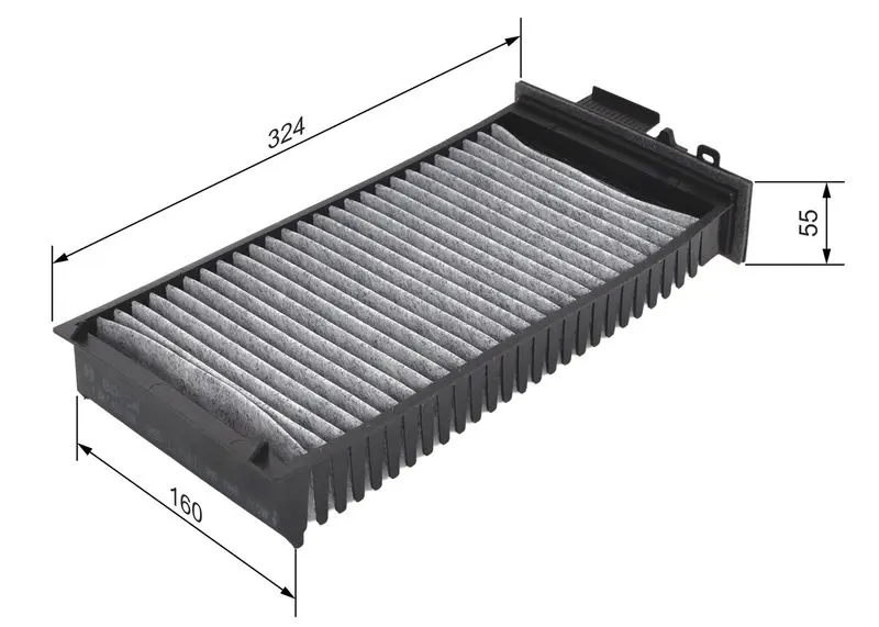 Handler.Part Filter, interior air Bosch 1987432398 5