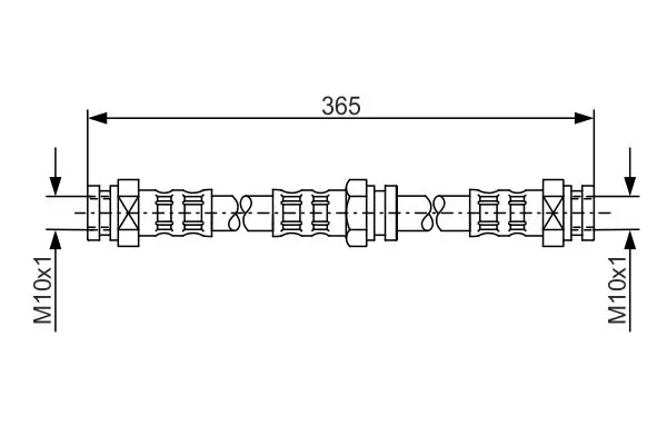 Handler.Part Brake hose Bosch 1987476159 1