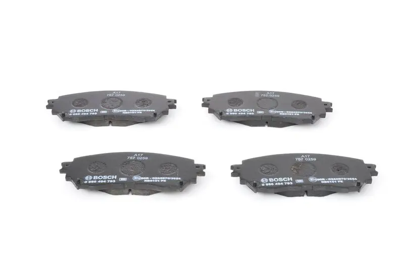 Handler.Part Brake pad set, disc brake Bosch 0986494793 6